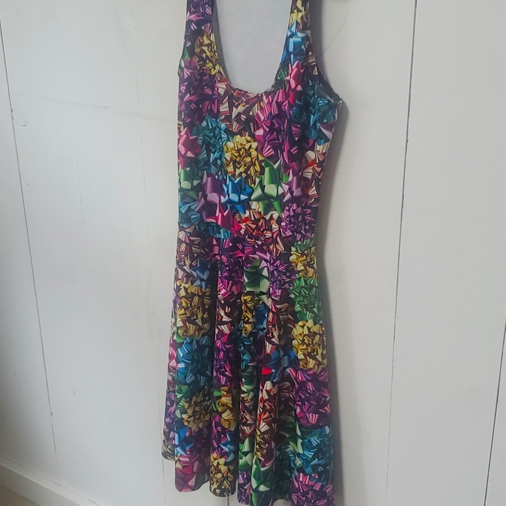 Rare Blackmilk long Torso skater dress gift bows